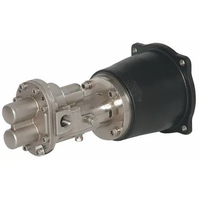 Dayton Rotary Gear Pump Head: Direct Drive, 316 Stainless Steel, 1/2" FNPT, PPS - C-Face Mount Gear Pump Heads