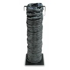 Vinyl polyester duct for use with explosion proof blowers. Black, 15 ft length, UL-94-VO rated. Suitable for ventilating confined spaces where flammable gases or vapors may be present.