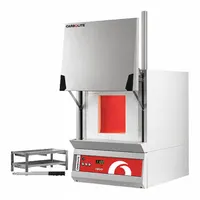 Natural gravity convection ash furnace with 0.64 cu ft capacity, 7,080 W power, and 240V AC operation. Maximum temperature of 1,100°C with temperature uniformity of ±5°C. Used for ashing organic samples in laboratory and industrial settings, such as coal, plastics, and food testing