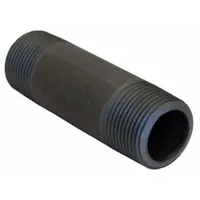 Pipe: 1 1/4 in Nominal Pipe Size, Male NPT x Male NPT, 20 in Lg, Schedule 80, Black Steel, Seamless (MPN 0332631654)