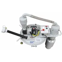 Bulb crusher accessory for linear fluorescent lamps, including 4 ft. T8 lamps, with a capacity of 1,350 lamps per 55 gal drum. Also accommodates U-tube and CFL lamps when used with accessory 20VR91. Reduces lamp volume for disposal