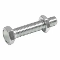 JW WINCO Workholding Stop Bolt: M16 Thread Size, Zinc Plated Steel Bolt – Zinc Plated Steel Nut (MPN 251.6-M16-30-ND)