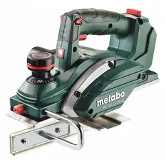 Bare tool cordless hand planer for trimming and smoothing wood surfaces. Operates on 18V Li-Ion battery system. Features 3 1/4 in blade width, 1/16 in cutting depth, and 20 depth settings. Suitable for edge planing, rebating, and surface preparation.