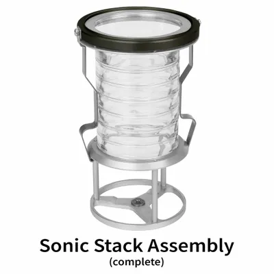 ADVANTECH Complete Stack Assembly: 3 in Overall Dia (MPN L3-N7) - Sieve Diaphragms, Mesh Discs, Adapters, Spacers and Column Locks