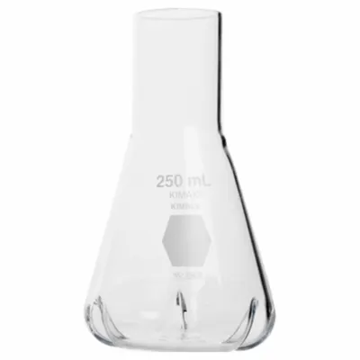KIMBLE Erlenmeyer Flask: 500 mL, Colorless, Conical, A - Glass Erlenmeyer Flasks