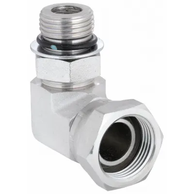 HANSEN 9515X10X12 ORB-to-NPSM Steel Hydraulic Hose Adapter - ORB-to-NPSM Steel Hydraulic Hose Adapters