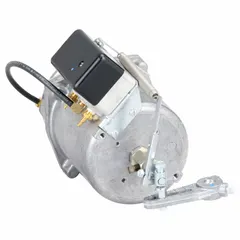 Linear actuator for modulating air dampers in HVAC systems. Features pivot mounting, 3 in stroke, 8 psi to 13 psi spring range, and includes a positioner. Equipped with a ball joint connector. Not for fire/smoke applications.