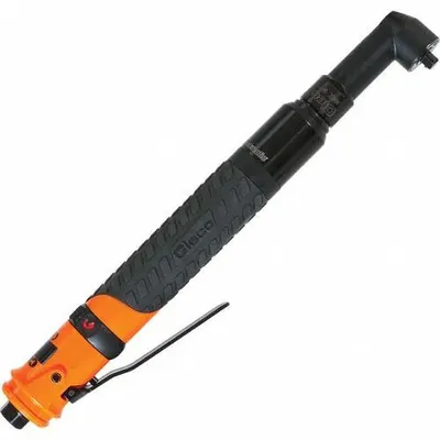 CLECO Nutrunner: Heavy Duty, Right Angle, 1/4 in Drive, Pin Detent - Right-Angle Air-Powered Nutrunners