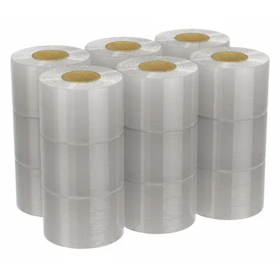 GOODWRAPPERS Handle with Brake Stretch Wrap, Clear, 3 in x 1000 ft, 18 Pack