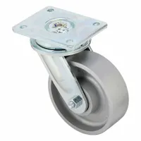 APPROVED VENDOR Plate Caster: Swivel, No Brake, 6 in Wheel Dia, 2 in Wheel Wd, 7 7/8 in Mounting Ht (MPN LO-G 150K)