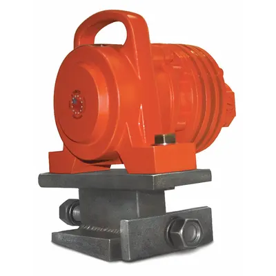 VIBCO Pneumatic Vibrator: PFW, 1,500 lbf Max Force, 3,500 vpm Max Vibration Speed - Railcar Heavy-Duty Pneumatic Vibrators