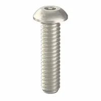 Button head tamper-resistant machine screw with 1/4-20 thread, 1 in length, and 5/32 in drive size. Pack of 10. Used in security-sensitive applications such as panel assembly, equipment enclosures, and machinery guarding to prevent unauthorized removal