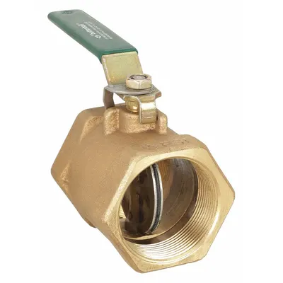 MILWAUKEE VALVE Butterfly Disc Valve: 2 in Pipe Size, NPT, 175 psi Max. Pressure (CWP) - Bronze Fire-Protection Butterfly Valves