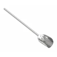 SANI-LAV Hand Scoop: 16 oz Capacity, Silver, 31 3/4 in Overall Lg, 5 in Overall Wd, Stainless Steel (MPN 44RD24)