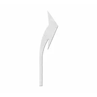 White thermoplastic pavement marking with right elongated combo arrow legend. Measures 12 ft long by 3 ft wide. Applied via hand torch adhesion for permanent traffic control markings on roadways, parking lots, and intersections