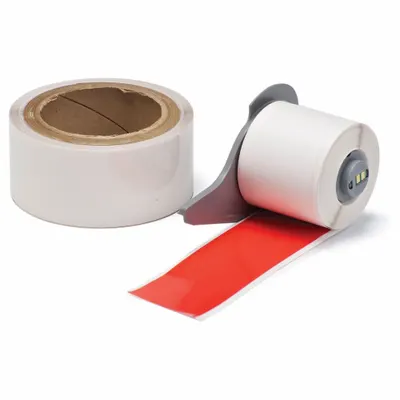 BRADY Continuous Label Stock: 2 in x 50 ft, Polyester With Rubber Adhesive - Brady Floor Marking Tape