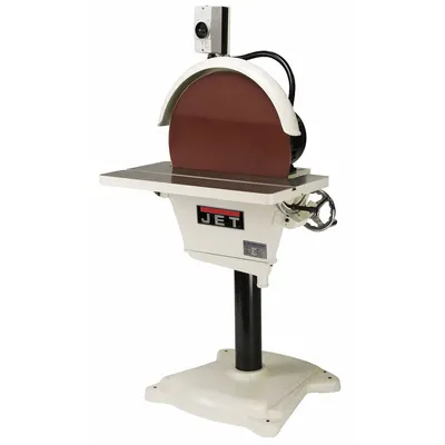 JET Disc Sander: For Metal, 230V, Three-Phase, 3 hp, 20 in Dia, Floor Standing - Floor Standing Disc Machines
