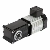 BISON AC Gearmotor: Right Angle, Single Output Shaft, Round, 3-Phase, TEFC, 160 RPM, 0.5 hp Input (MPN 027-730K0010T)