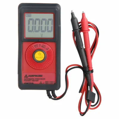AMPROBE Digital Multimeter: Avg, CAT II 600V/CAT III 300V - Standard Feature Multimeters