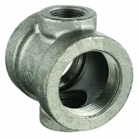 Metal Pipe Cross: 1 1/2 in x 1 1/2 in x 1 in x 1 in, Threaded x Threaded x Threaded x Threaded (MPN 0300112000)