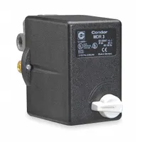 CONDOR USA, INC Pressure Switch: Std, 45 psi – 160 psi, (3) 1/4" FNPT/3/8" FNPT, Diaphragm Actuator (MPN 31GG3EGX)