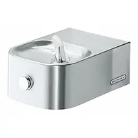 ELKAY Drinking Fountain: On-Wall, 6 1/2 in Ht, 18 3/4 in Dp, 12 1/8 in Overall Wd, ADA Compliant (MPN EDFP214C)