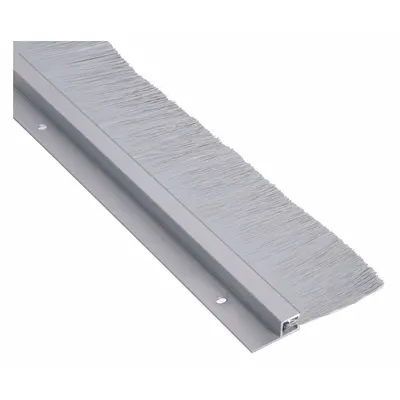 NATIONAL GUARD H612A-36" Metal Leaf Weatherstripping with Nylon Brush Insert
