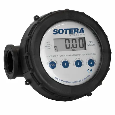 SOTERA Electronic Flowmeter: Digital Meter - Nutating Disc Totalizers for Chemicals