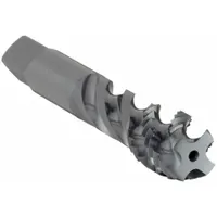 This OSG spiral-flute tap is designed for threading blind holes in steel, stainless steel, and aluminum. The spiral flute design evacuates chips upward, preventing clogging and ensuring clean threads. With a modified bottoming chamfer, it allows threading close to the bottom of blind holes. Suitable for general manufacturing applications requiring precise UNF threads