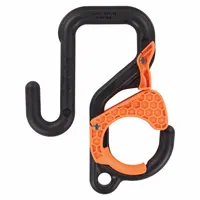 ERGODYNE Bucket Hook: 3 in W x 3 3/4 in H x 8 1/2 in L, Black/Orange, Plastic (MPN 3178-3IN)