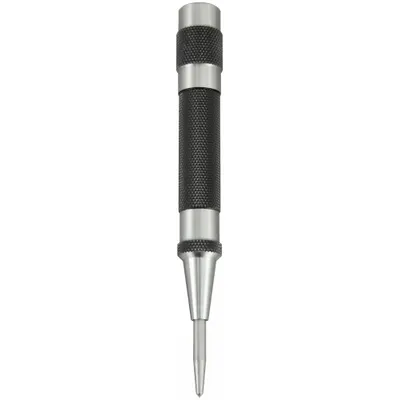 WESTWARD Automatic Center Punch: Round, 5/8 in Shank Dia, 6 in Overall Lg, 1 in Taper Lg - Automatic Centering Punches