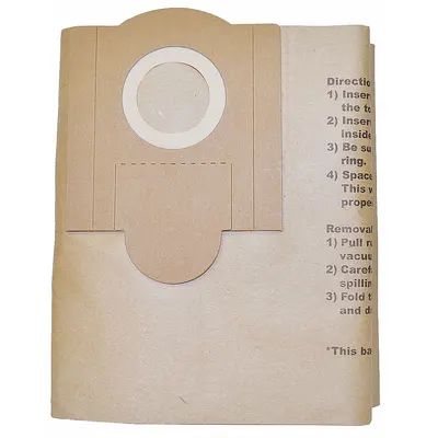 FEIN 913038K01 Dry Pickup Paper Vacuum Bag, 1-Ply, Standard - Shop Vacuum Bags