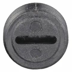 Replacement brush cap for LEESON electric motors. Secures and protects carbon brushes, ensuring proper electrical contact and preventing debris ingress. Used in motor maintenance for applications such as conveyors, pumps, and fans.
