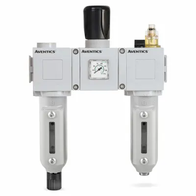 NUMATICS Filter/Regulator/Lubricator Assembly: 1/4 in NPT, 1,250 lpm, 10 bar Max Op Pressure - Numatics Filter, Regulator & Lubricators (FRLs)