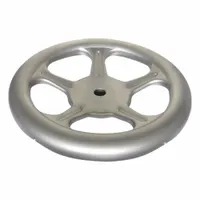 JW WINCO Spoked Hand Wheel: Spoked, 316 Stainless Steel, 12 mm Bore, 160 mm Dia, Silver Uncoated (MPN 228-A4-160-B12-A-GS)
