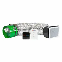 Whole House Fan: Ceiling Mount, 16 in Blade, 2,492 cfm Max., 1,246 sq ft Coverage, Low Noise (MPN QC ES-2250 RF)