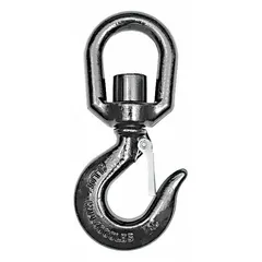 General purpose slip hook for lifting applications. Constructed from alloy steel with Grade 80 rating and 5/8 in material thickness. Black finish. Working load limit of 4,000 lb. Suitable for overhead lifting, rigging, and material handling tasks requiring a secure, non-latching connection.