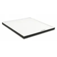 Rectangular panel cabin air filter with paper media. Includes gasket for secure seal. Designed for use in Caterpillar buses to filter cabin air