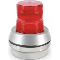 EDWARDS SIGNALING Horn Strobe: 120VAC, 7 3/8 in Overall Ht, 6 in Overall Dia, LED, 51XBRFR120A