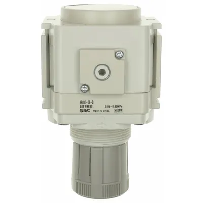 SMC Regulator: Die-Cast Aluminum, 3/8 in NPT, 7.251887 psi to 123.2821 psi - SMC FRL Air Regulators