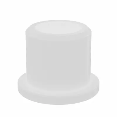 BUNTING BEARINGS Sleeve Bearing: Nylon, 5/16 in Bore, 7/16 in OD, 3/8 in Overall Lg - General Purpose Plastic Flanged Sleeve Bearings