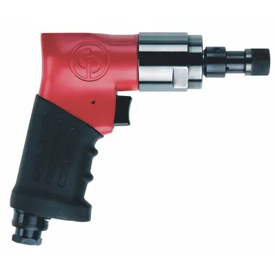 CHICAGO PNEUMATIC Air Screwdriver: 1/4 in, Light Duty, 2,200 RPM, Trigger, Variable Speed - Pistol-Grip Air-Powered Screwdrivers