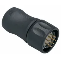 IFM M23 Circular Connector: M23 Male Thread with Straight Connection, 12 Pin, Solder, IP67 (MPN E60123)