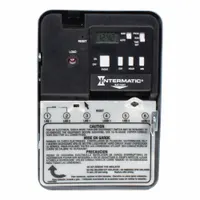 INTERMATIC Electronic Timer: 7 day, Not Astronomic, 240V AC, DPST, Digital (MPN EH40)