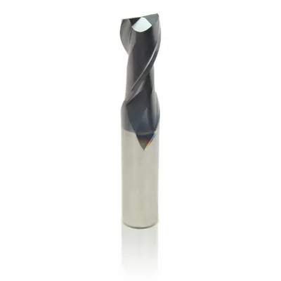 OSG Square End Mill: Carbide, TiAlN Coated, 2 Flute, 1" Mill Dia, 1-1/2" LOC - General Purpose Carbide Square End Mills