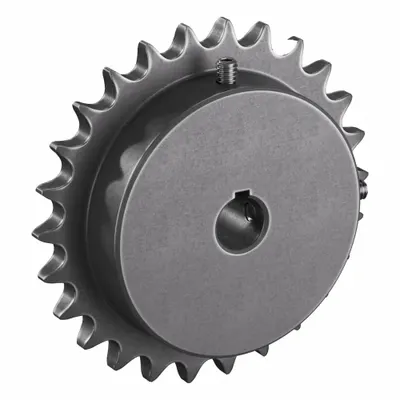 TRITAN Roller Chain Sprocket: 40, For 1/2 in Chain Pitch, 5/8 in Bore Dia, 26 Teeth - Size 40 Fixed-Bore Roller Chain Sprockets