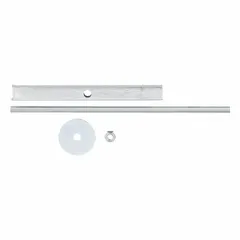 This mounting kit is constructed of steel and is designed for use with guard-mount transformer cooling fans. It provides a secure attachment method for fans in thermal management systems, ensuring proper airflow for equipment cooling.
