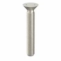 Tamper Resistant Screw: #10-32 Thread Size, 1 1/4 in Lg, Stainless Steel, Plain, Flat, 25 PK (MPN 121950)