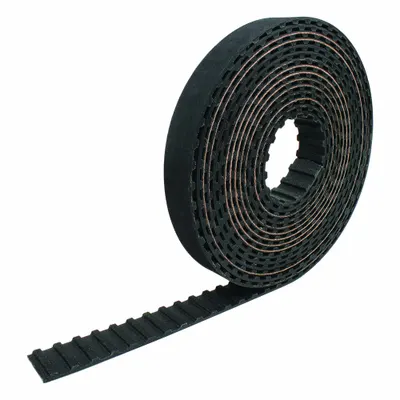 MEGADYNE Timing Belt: One Side, Megalinear, Priced per FT (Must be purchased in 5-FT increments) - Open Ended Trapezoidal Timing Belt