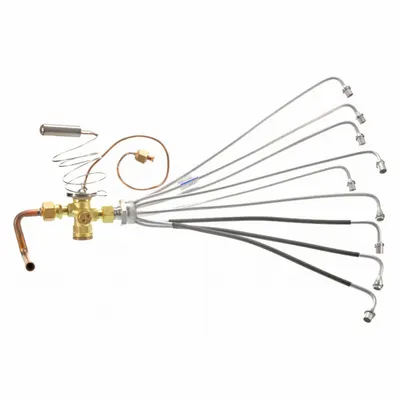 PROSTOCK Thermostatic Expansion Valve, Offset, R-410A, 3 Ton - Thermostatic Expansion Valves